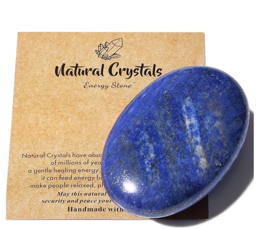 Lapis lazuli palm stones - lapis,