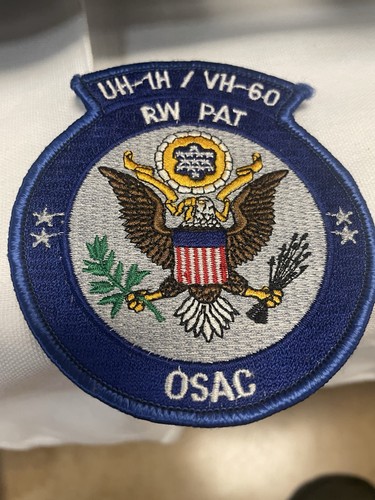 Presidential helicopter patch - helicopter,