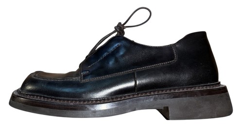Prada leather runway derby - runway,