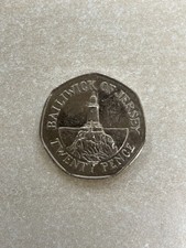 20p Coin Error  2012 Bailiwick
