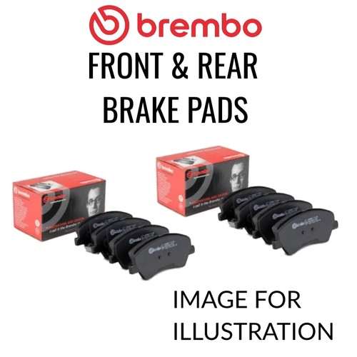 Brembo front rear brake pads - rear,