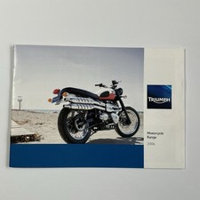 TRIUMPH MOTORCYCLES Sales Brochure 2006 #T3860041 Daytona 955i ROCKET III Tiger+