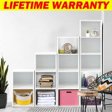 Storage Cube Shelf Bookcase Wooden Display Unit Shelving Organiser Cabinet Box
