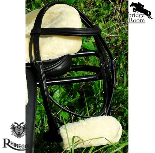 Rhinegold luxe noseband cover - luxe,