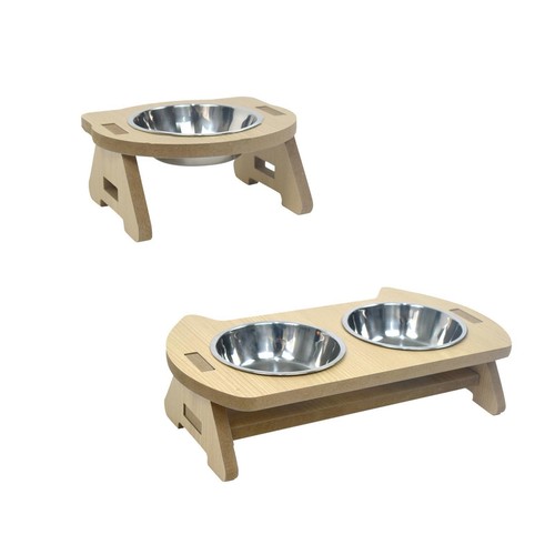 Cat bowl raised with anti - raised, slip