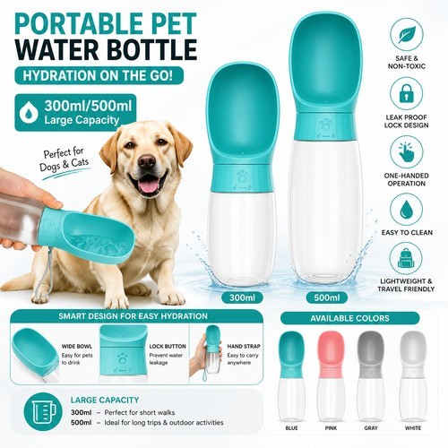 Portable dog cat water - portable,