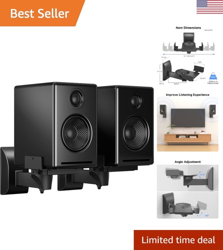 Dual adjustable speaker wall - dual,