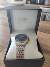 ??{LIMITED EDITION} Rotary Men's Two Tone Steel Bracelet Chronograph Watch