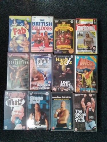 Wwf wwe vhs - wcw, ecw