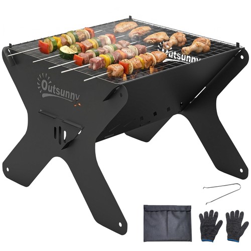 Outsunny portable bbq - outsunny,