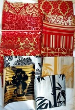 14 X Rare Vintage MAYFAIR Ready Pasted Flock Vinyl Wallpaper Samples 1960's/70's