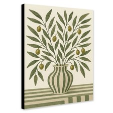 Green Olive Branches - Green