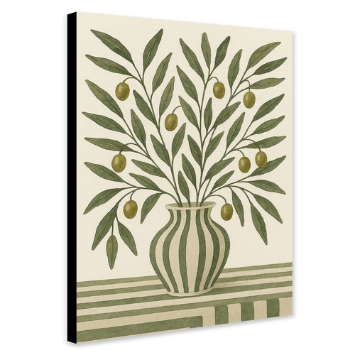 Green olive branches - olive,