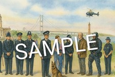Humberside Police Personalized Picture. Comes With Frame