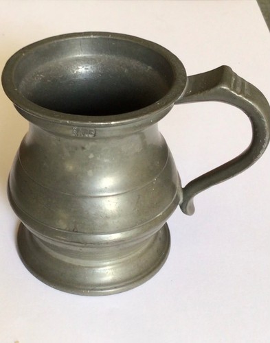 Antique pewter gill - gill,