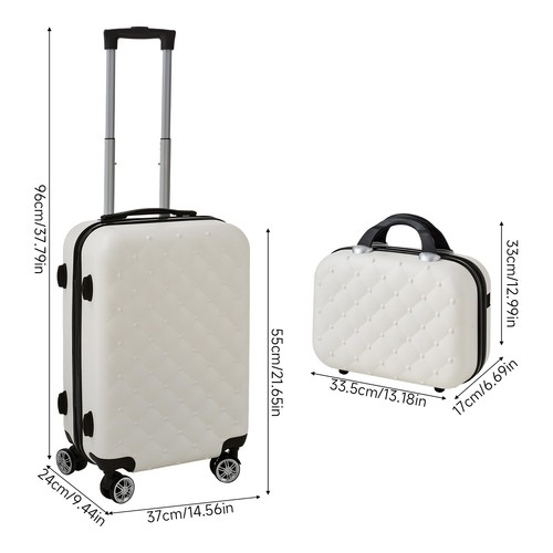 2pcs suitcase hard shell - suitcase,