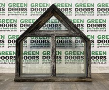 GABLE END WINDOW WOODEN OAK