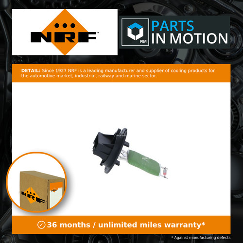 Heater blower resistor fits - resistor,