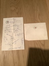England Schoolboys Team 1960    16 Autographs