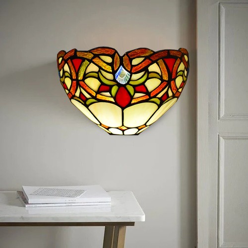 Tiffany wall lamp antique - wall,