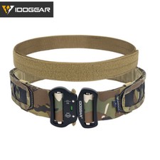 IDOGEAR Tactical Belt 2 Inch BS Style MOLLE Belt Quick Release Metal Buckle Army