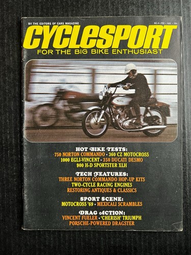 Cyclesport aug 1969 norton - aug,