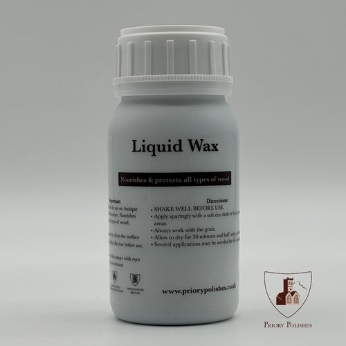 Priory polishes liquid wax - priory,