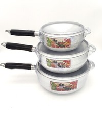 Saucepan Set 3 Pcs Aluminium