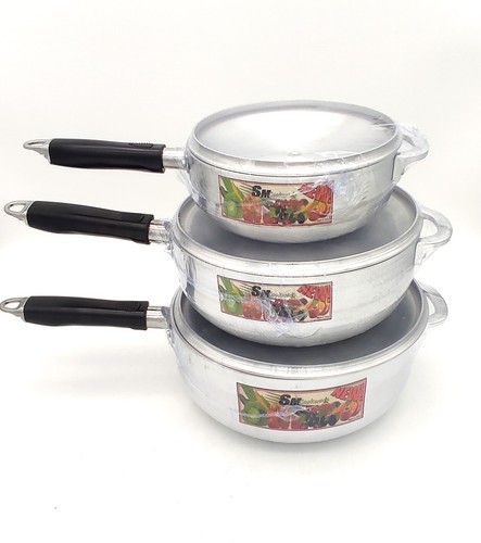 Saucepan set pcs - 3, aluminium