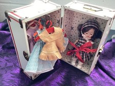 1950s Doll With Travel Trunk