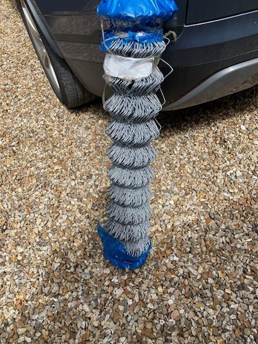 Galvanised chain link fencing - galvanised,