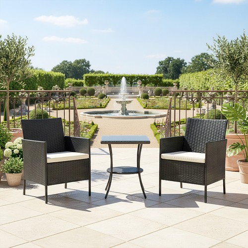 Patio garden bistro set 3pc - patio,