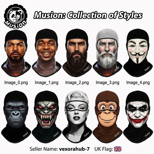 Balaclava full face mask - balaclava, men
