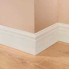 Torus White MDF Skirting 170mm x 18mm x 4.2m (Pack of 25)