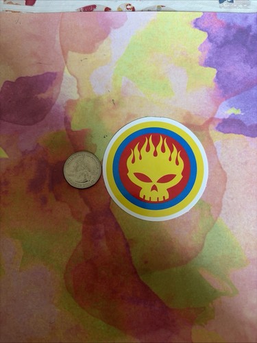Offspring flaming skull - offspring,