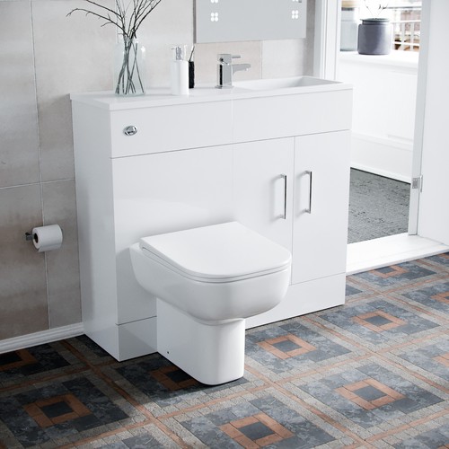 James 1000mm white slimline - james,