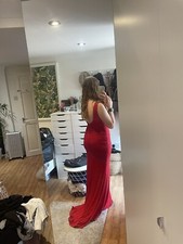 red prom / pageant dress size