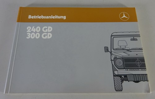 Operating manual mercedes benz - operating,