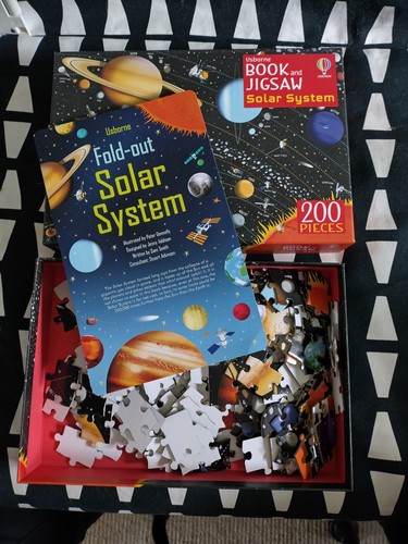 Usborne solar system book - solar, and