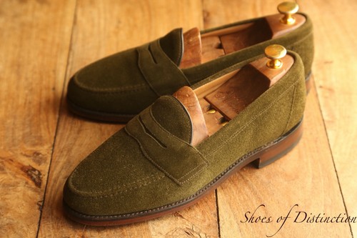 Loake eton green suede - loake,