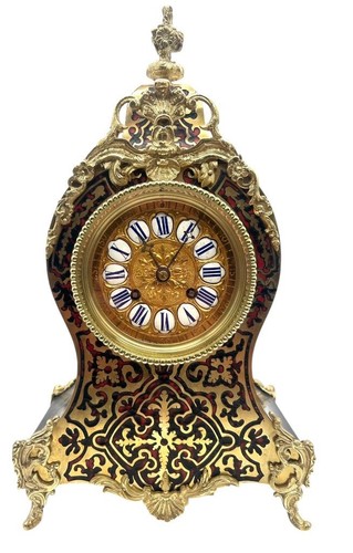 Quality boulle inlaid mantel - boulle,