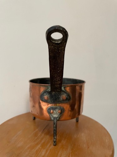 Vintage french copper tripod - french,