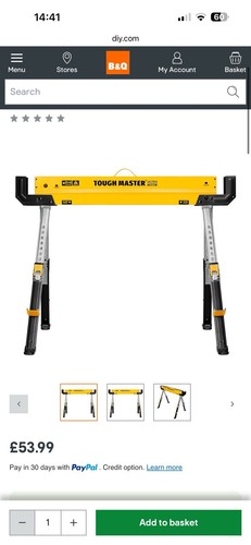 Tough master ultra - saw, horse