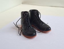 1/6 Scale Black Lace Up Boots