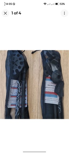 Aluminium trekking poles pair - aluminium,