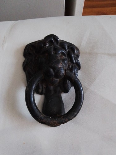 Cast iron door - cast, lion