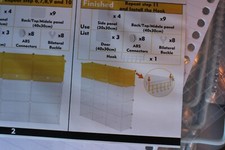 Storage unit white plastic self build clip together (READ DESC)