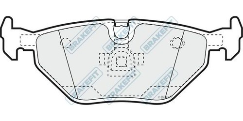 Apec blue rear - rear, pad