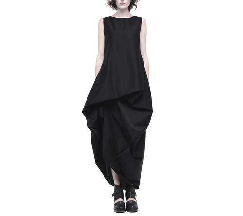 Extravagant black dress