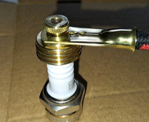 Brass spark plug cooling - spark,